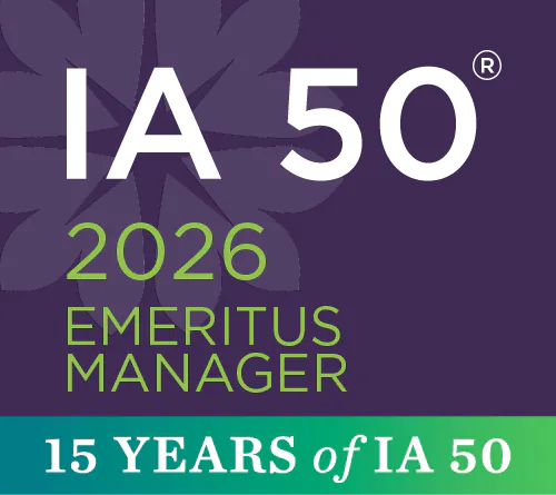 IA50 2026 logo